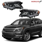 Headlight Left+right For Honda Pilot 2016-2018&RIDGELINE 17-20 Halogen W/led Drl New. Price: $232.31.