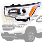 For 2017-2019 Gmc Acadia Driver Side Halogen Headlight (chrome , W/ Led Drl) Lh New. Price: $124.99.