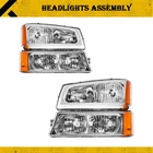 Kac Headlight Assembly W/bulbs For Silverado/avalanche 1500/2500/3500 Clear New. Price: $74.99.