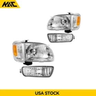 Headlight Assembly For 2001-2004 Toyota Tacoma Halogen Amber Signal New. Price: $74.99.