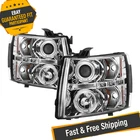 Spyder 5009500 Chrome Projector Headlights For 07-14 Silverado 1500, 2500/3500HD New. Price: $225.14.