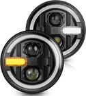 Led Headlights W/halo Amber Turn Signal For 1997-2018 Jeep Wrangler Jk Tj Hummer New. Price: $169.99.