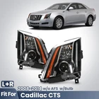Upgrade Halogen Headlight For 2008-2014 Cadillac Cts W/o Afs W/bulb Left+right New. Price: $290.99.