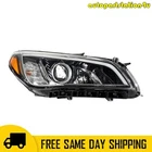 Right Headlight Assembly Halogen Projector For Hyundai Sonata 2015-2017 Black New. Price: $69.99.
