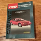 Chiltons Repair Manual 8268 Ford Thunderbird Mercury Cougar 1983-1992 Book Used. Price: $12.99.
