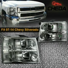 Fit For 07-14 Chevy Silverado 1500/2500/3500 Led Drl Amber Corner Headlight Us New. Price: $119.05.