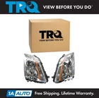 Trq Headlight Assembly Set Driver & Passenger Side Fits 2008-2014 Cadillac Cts New. Price: $249.95.
