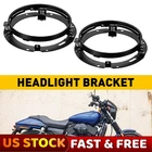 2PCS Black 7" Led Headlight Round Mounting Bracket Rings For Jeep Wrangler Jk Tj New. Price: $32.29.