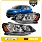 2PCS Pair Black Headlights W/bulbs For 2017-2020 Chevrolet Sonic Housing New. Price: $499.99.