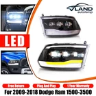 Vland Led Headlights For 2009-2018 Dodge Ram 1500 2500 3500 Classic W/sequential New. Price: $589.99.