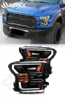 Alpharex Series Black Projector Headlights 2015-2017 Ford F-150 / Xlt New. Price: $465.00.