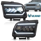 Vland Led Headlights 2005-09 Ford Mustang Front Lamps W/sequential Start Up New. Price: $359.99.
