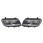 For Volkswagen Tiguan Headlight 2018-2021 Pair Passenger Driver Halogen W/led New. Price: $772.07.