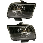Ford Mustang 2007-2009 Headlight Driver And Passenger Side Pair Halogen New. Price: $194.08.