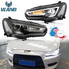 Vland Led Headlights For 2008-2017 Mitsubishi Lancer Evo X Full Drls New. Price: $374.00.