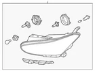 Genuine Hyundai Headlamp Assembly 92102-J3040 New. Price: $1109.69.