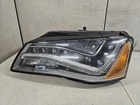 2011-2014 Audi A8 Left Driver Led (8EY) Headlight Lamp Assembly Complete Oem Used. Price: $800.00.