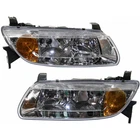 For 2001 2002 Saturn L100 Headlight Driver And Passenger Side Pair Dot W/bulbs New. Price: $132.03.