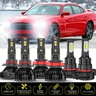 For Dodge Charger 2011-2014 Led Headlight Hi-low Beam Fog Bulbs Combo New. Price: $35.99.