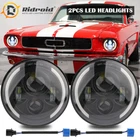 Pair Ford Mustang 1965-1973 7" Inch Led Headlights W/ Drl Turn Signal New. Price: $40.95.