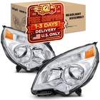 Projector Headlight Chrome Housing Amber Reflector Pair 2010-2015 Chevy Equinox New. Price: $277.42.