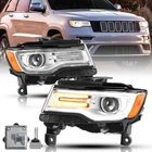 Headlight For 2014-21 Jeep Grand Cherokee W/bulb&ballast Hid Lamp New. Price: $193.99.