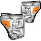 Chrome Housing 2011-2016 Ford F-250 F-350 Left + Right Headlights Assembly New. Price: $155.99.