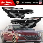 Pair Headlights Assembly For Hyundai Elantra 2021-2022 Rh+lh Clear Black Halogen New. Price: $223.81.