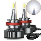 Auxito Pair H8 H11 Headlight Led Bulb Canbus Hi Lo Beam 6500K 16000LM Error Free New. Price: $8.54.