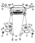 Genuine Mopar Headlamp Module Right 4805820AA New. Price: $160.99.