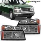 Fits Chevy Colorado 2004-2012 Front Headlight Assembly Pair Headlamp Replacement New. Price: $79.49.