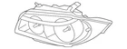 Genuine Bmw Headlamp Assembly 63-12-7-164-931 New. Price: $1000.80.