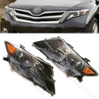 Pair For Toyota Venza 2009-2016 Headlights Black Housing Halogen Headlamps New. Price: $153.94.