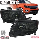 Smoke Headlights Fits 2015-2022 Chevy Colorado Halogen Drl Lamp Left+right 15-22 New. Price: $136.49.