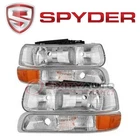 Spyder Auto Headlight Set For 2000-2006 Chevrolet Suburban 1500 Electrical Wk New. Price: $124.19.