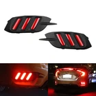 Jdm Fluid Style Red Led Rear Bumper Reflector Fog For 16-21 Honda Civic 4DR New. Price: $60.09.