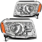 Headlamp For 2009-2011 Honda Pilot Ex 3.5L Chrome Headlights Assembly Pair New. Price: $136.00.