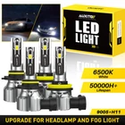 9005 H11 Led Headlight Super Bright Bulbs Kit 6500K White 72000LM High Low Beam New. Price: $86.44.