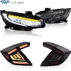 Vland Led Reflector Headlights + Tail For 2016-2021 Honda Civic Hatchback New. Price: $565.99.