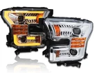 Alpharex Series Chrome Projector Headlights 2015-2017 Ford F-150 Xlt New. Price: $465.00.