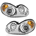 Weelmoto Pair Headlights W/bulbs For 2002-2005 Hyundai Sonata Chrome Headlamps New. Price: $82.88.