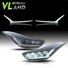 Vland For Hyundai Elantra 2011-2016 Full Led Headlights W/sequential Dynamic Set New. Price: $436.99.