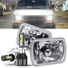 For Chevy Express Cargo Van 1500 2500 3500 7X6 Led Headlights H4 Drl Dot New. Price: $67.99.