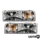 1995-1997 Lincoln Town Car Left Right Sides Pair Headlights Headlamps New. Price: $148.36.
