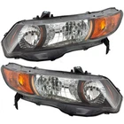 For 2006-2009 Honda Civic Headlight Pair Driver And Passenger Side Dot New. Price: $162.77.