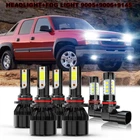 For Chevy Avalanche 1500 2002-2006 Led Headlights Fog Bulbs Kit New. Price: $29.99.