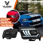 Pair Vland Led Headlights 2005-2009 Ford Mustang W/ Sequential Turn Signals New. Price: $299.99.