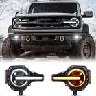 Full Led Headlights 2021-2024 Ford Bronco Headlamp Assembly W/ Drl Set Pair New. Price: $386.09.