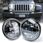 Xprite 7" Black 60W Led Headlights W/ Halo Drl For 1997-2018 Jeep Wrangler Jk Tj New. Price: $132.99.