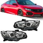 For Honda Civic 2016-2020 Halogen Projector Headlights Headlamp Clear Left-right New. Price: $84.83.